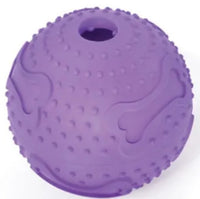 KAZOO DOG TOY TREAT BALL RUBBER [SIZE:XLARGE - 11CM]