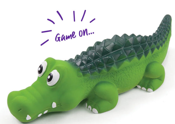 KAZOO DOG TOY COOL CROCODILE [SIZE:LARGE - 34CM]