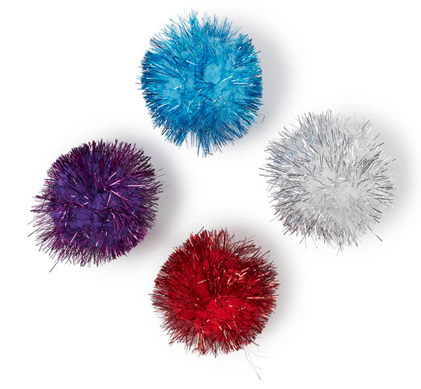 KAZOO CAT TOY KITTY POM POM BALL