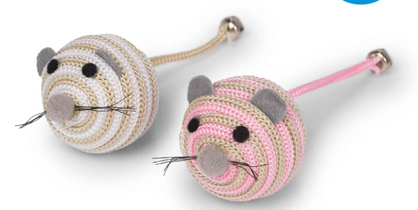 KAZOO CAT TOY KITTY CATCH & SCRATCH JINGLE MOUSE