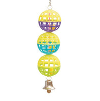 KAZOO BIRD TOY TRIPLE BALL WITH BELL