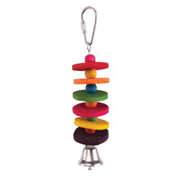 KAZOO BIRD TOY ROUND CHIPS & BELL SMALL