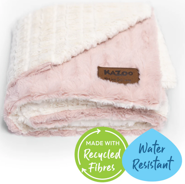 KAZOO DOG BLANKET REVERSIBLE PINK