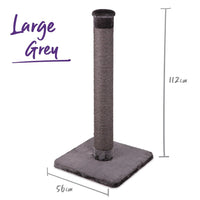 KAZOO CAT SCRATCHER POST LARGE CHARCOAL