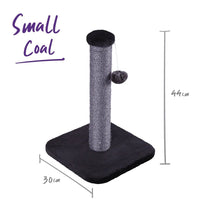 KAZOO CAT SCRATCHER POST SMALL [COLOUR:BLACK]
