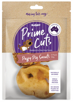 KAZOO PRIME CUTS PUFFY PIG SNOUTS 3 PACK 50G