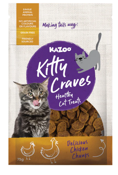 KAZOO KITTY CRAVES 75G [FLAVOUR:CHICKEN]