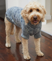 KAZOO DOG COAT ROLL NECK JUMPER HAZY GREY [SIZE:XXSMALL - 27CM]