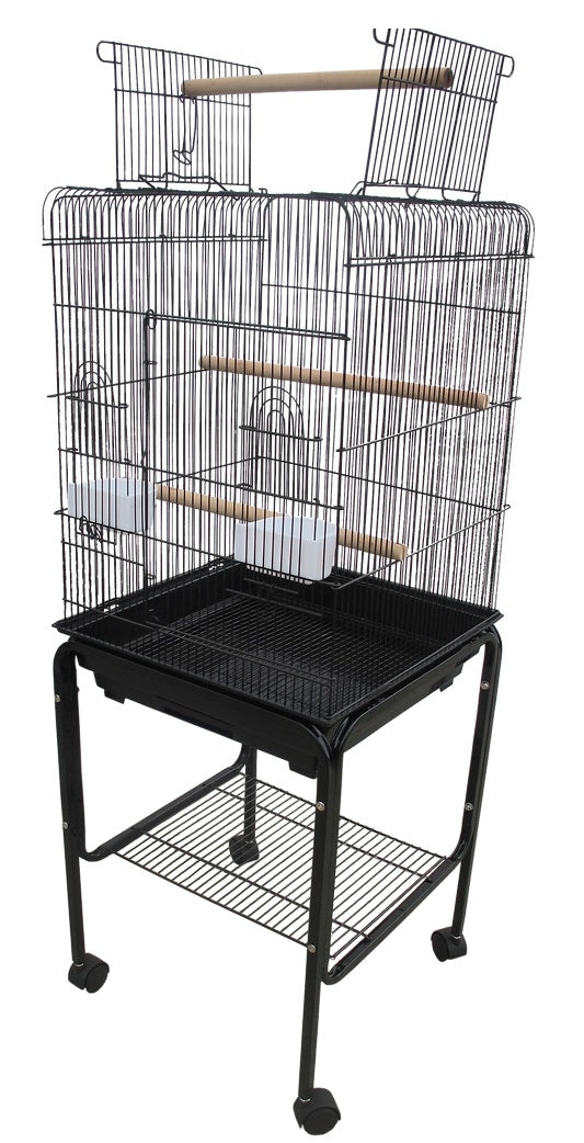 BONO FIDO BIRD CAGE BUDGIE OPEN TOP 46x46x130CM WITH STAND (BOXED ...