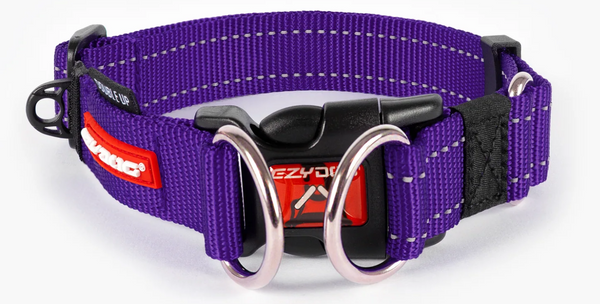 EZYDOG COLLAR DOUBLE UP PURPLE [SIZE:SMALL]