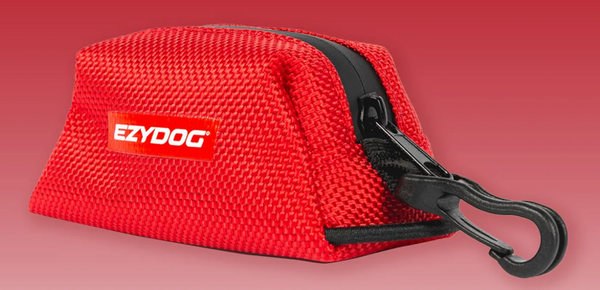 EZYDOG ESSENTIAL POOP BAG HOLDER RED