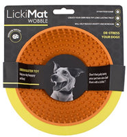 LICKIMAT DOG WOBBLE [COLOUR:ORANGE]