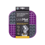 LICKIMAT DOG SLOMO WET & DRY DOUBLE [COLOUR:PURPLE]