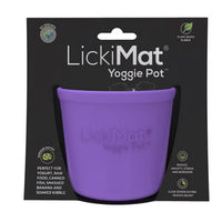 LICKIMAT YOGGIE POT [COLOUR:PURPLE]