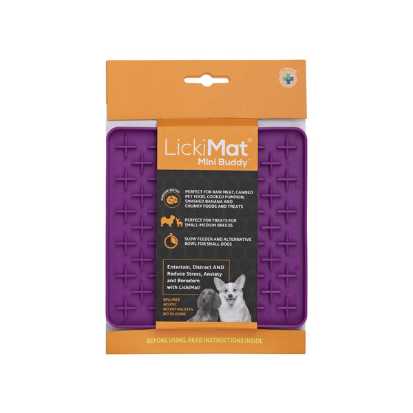 LICKIMAT DOG BUDDY MINI [COLOUR:PURPLE]