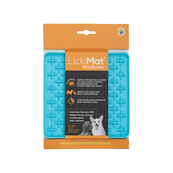 LICKIMAT DOG BUDDY MINI [COLOUR:TURQUOISE]