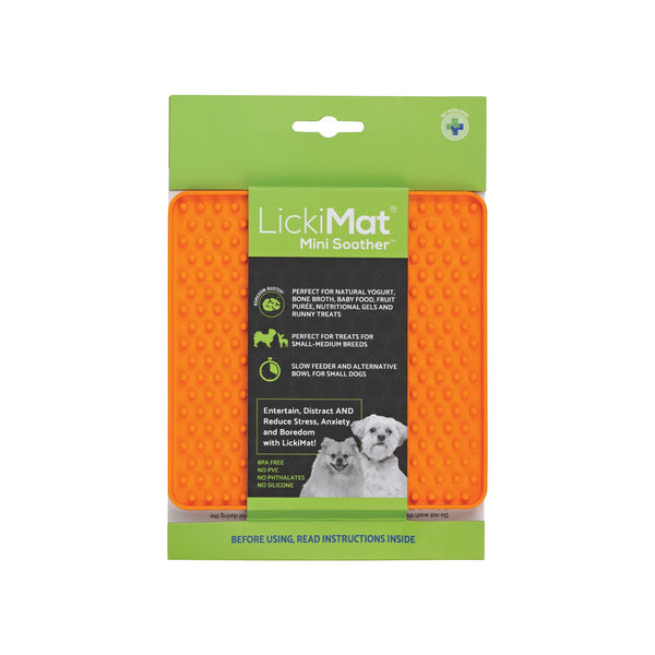 LICKIMAT DOG SOOTHER MINI [COLOUR:GREEN]