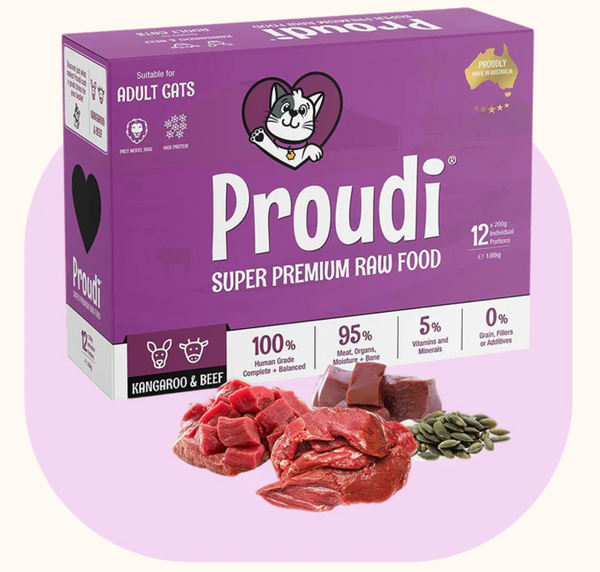 PROUDI CAT KANGAROO AND BEEF 1.08KG