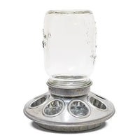 BAINBRIDGE POULTRY FEEDER GALVANISED MASON TOP 1KG 