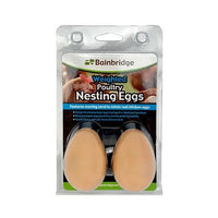 BAINBRIDGE WEIGHTED POULTRY NESTING EGG 2 PACK