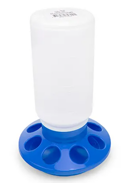 BAINBRIDGE POULTRY FEEDER STRAIGHT 1KG BLUE 