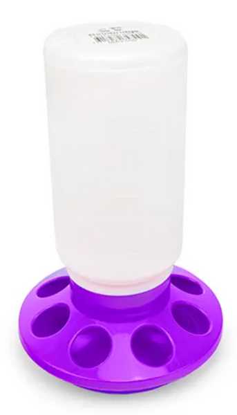 BAINBRIDGE POULTRY FEEDER STRAIGHT 1KG PURPLE 