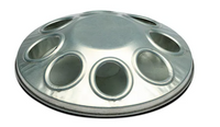BAINBRIDGE GALVANISED CHICK FEEDER 8 HOLE