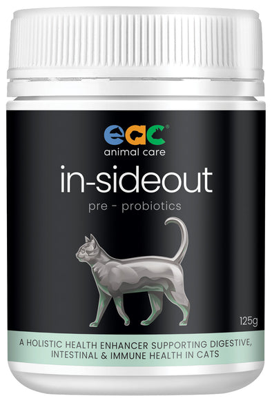 EAC IN-SIDEOUT CAT PRE & PROBIOTIC 125G