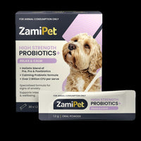 ZAMIPET HIGH STRENGTH PROBIOTICS + RELAX & CALM (30 X 1.2G SACHETS) [FLAVOUR:PROBIOTIC RELAX & CALM]