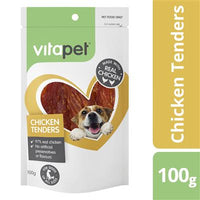 VITAPET DOG TREATS CHICKEN TENDERS [WEIGHT:100G]