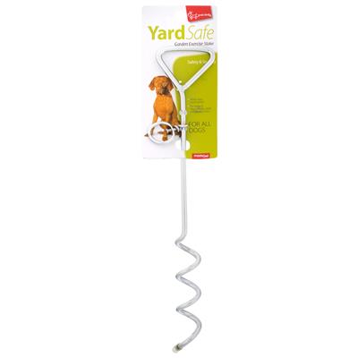 YOURS DROOLLY TIE OUT SPIRAL DOG STAKE