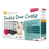 YOURS DROOLLY CRATE DOG DOUBLE DOOR SMALL 