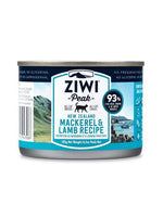 ZIWI PEAK CAT WET ORIGINAL MACKEREL & LAMB 185G 