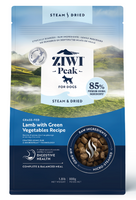 ZIWI PEAK DOG DRY STEAM & DRIED [FLAVOUR:LAMB WITH VEGETABLES SIZE:800G]