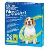 NEXGARD SPECTRA FOR DOGS 7.6-15KG GREEN
