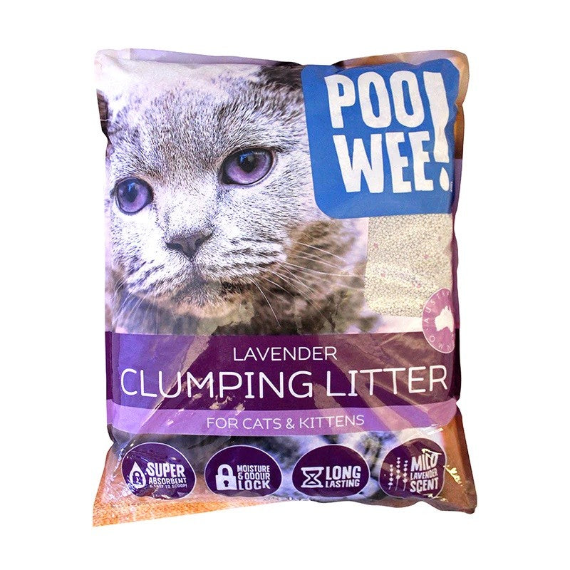 Poo Winets POOWEE LITTER CLUMPING LAVENDER – Head to Tail Pets