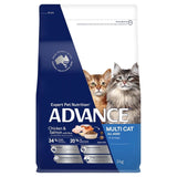 ADVANCE CAT DRY ADULT MULTICAT CHICKEN & SALMON